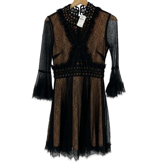 NEW Jonathan Simkhai Lace Chantilly Crochet Dress Sz 4 - Picture 4 of 9